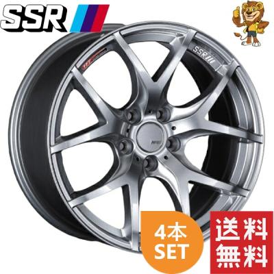18インチ ホイール 5本スポーク（SSR／自動車）（色：シルバー系