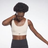 【リーボック公式】スタジオ ストリップド ミニマリスト ブラ / Studio Stripped Minimalist Bra（ソフトエクル） | Reebok オンラインショップ Yahoo!店