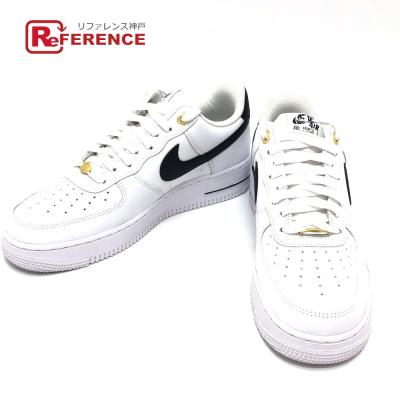 Nike Air Force 1 ホワイト/ゴールド　23.5センチ NIKE - NIKE エアフォース1/AIR FORCE 1 白×ゴールド 23.5cmの