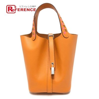HERMES ピコタンロック18 PM ポケット ピコタン カーゴ オレンジ