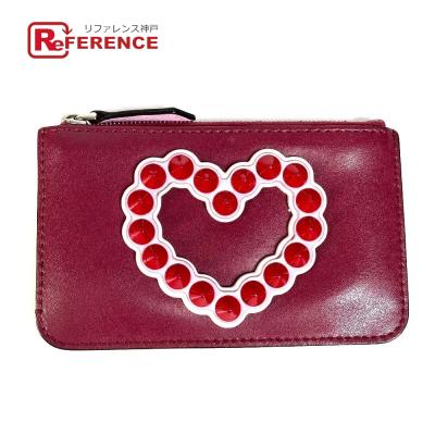 【FENDI 】フェンディ／ラウンドファスナー コインケース／ピンク／レザー FENDI ピーカブー ジップアラウンド ミニ財布 新作 ピンク