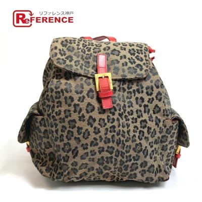 ☆FENDI☆レオパードバックパック、リュックサック☆レトロ☆ ☆FENDI☆レオパードバックパック、リュックサック☆レトロ☆ 楽天市場