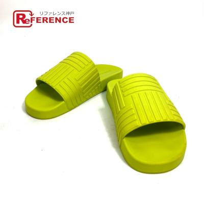 正規品 ボッテガヴェネタ ラバーサンダル グリーン スライド BOTTEGA