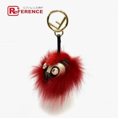 FENDI ファー モンスター　キーチャーム 即発 FENDI モンスター ファー バッグチャーム キーホルダー 黄