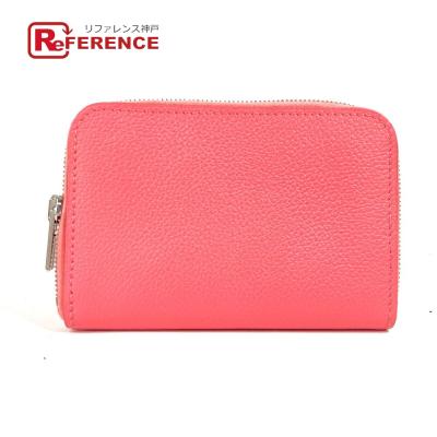 エルメスHERMES バスティア　小銭入れ　小物入れ　ピンク系　超美品 HERMES エルメス バスティア コインケース 小銭入れ ピンク系