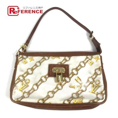ルイヴィトン LOUIS VUITTON ポシェットアクセソワール M95161 モノグラムチャーム  カバン ハンドバッグ アクセサリーポーチ チェーン柄 ショルダーバッグ ビニール/レザー ホワイト 楽天市場】【10%OFF】 ルイヴィトン アクセサリーポーチ ミニ
