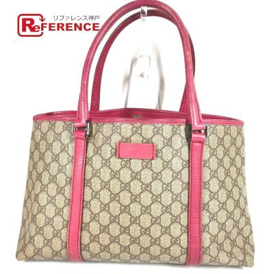 キャンバストートバッグ 肩掛け（GUCCI／ファッション）（色：ピンク系
