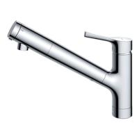 【TOTO】台付シングル混合水栓（エコシングル、浄水カートリッジ内蔵、ハンドシャワー）＜TKS05308J＞ | リホームストア