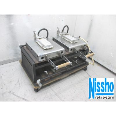□2連イカ焼き器・都市ガス用・W850×D435mm・中古・厨房専門店 □2連イカ焼き器・都市ガス用・W850×D435mm・中古・厨房専門店