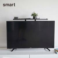 テレビ上＆裏ラック　スマートsmart　ワイド　ブラック 04883　山崎実業　 | リライフプラザ 生活雑貨館