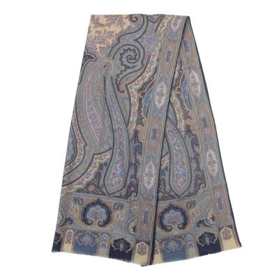 美品✨ETRO エトロ シルク混 ペイズリー イタリア 大判ストール スカーフ 美品✨ETRO エトロ シルク混 大判ストール スカーフ ペイズリー