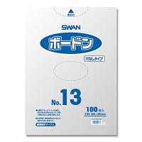 スワン ボードン袋 野菜用 0.025mm厚 No.13 穴なし 100枚入 006763233 | R.E.M.