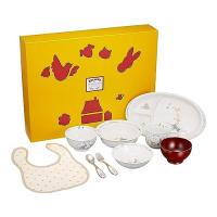 NARUMI(ナルミ) 子供用 食器セット ブレーメン ブルー 9点セット まんてんセット すくいやすい食器 出産祝い お食い初め 離乳食 ギフ | R.E.M.