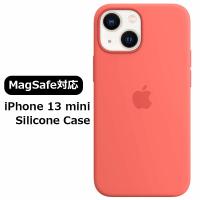 【純正品】MagSafe対応 iPhone 13 mini シリコーンケース ピンクポメロ Silicone Case Pink Pomelo MM1V3FE/A  純正 13 ミニ ワイヤレス充電 無地 | ルネスモリト ヤフー店
