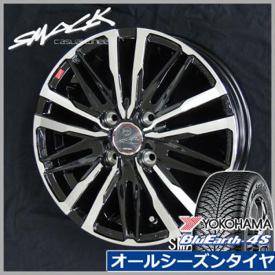 155/65R14 オールシーズンタイヤホイールセット 155/65r14（オールシーズンタイヤ、ホイールセット）（P.C.D：100mm