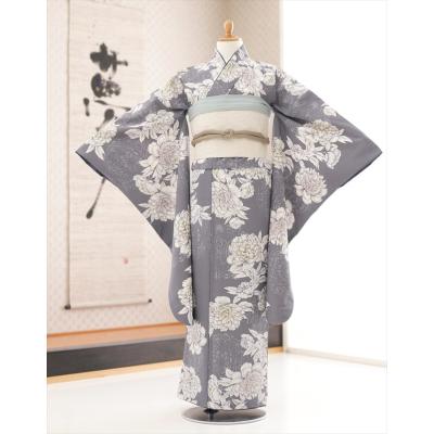 601aj61□ジュニア着物 アンティーク ハーフ成人式 卒業式 十三参り