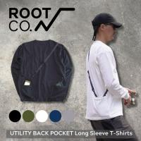 ROOT CO. ルート コーPLAY UTILITY BACK POCKET Long Sleeve T-Shirts 長袖 Tシャツ 背面ポケット 裾調整 ドローコード