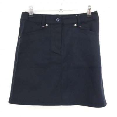 【未使用】マンシングウェア munsingwear ゴルフウェア スカートL紺 Munsingwear 公式 マンシングウェア カットソースカート