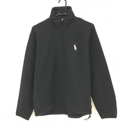 極美品　ポロ　ゴルフ　ラルフローレン　ハーフジップ　ポニーロゴ　刺繍　ウェア　紺 極美品 ポロ ゴルフ ラルフローレン ハーフジップ ポニーロゴ