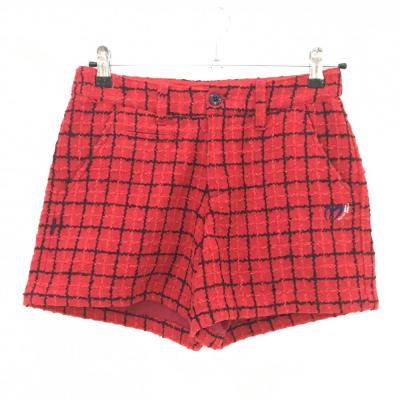 【超美品】マークアンドロナ ショートパンツ イエロー コーデュロイ 蓄熱裏地 ヒップファー着脱可 レディース S ゴルフウェア MARK＆LONA 超美品】マークアンドロナ ショートパンツ イエロー コーデュロイ 蓄熱