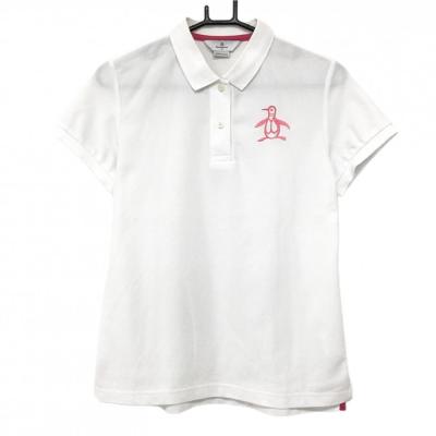 新品 マンシング ゴルフウェア 半袖ポロシャツ レディース　M 白 Munsingwear ゴルフシャツ レディース｜レディースウエア｜ゴルフ
