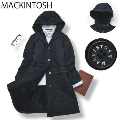 Mackintosh レディースキルティング（色：ネイビー系）｜コート