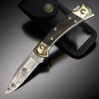 BUCK 折りたたみナイフ 112 限定品 イエローホースカスタム ウルフ刻印 バックナイフ Ranger レンジャー Wolf | ミリタリーショップ レプマート