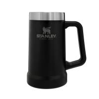 STANLEY ステンレスジョッキ ADVENTURE BIG GRIP BEER STEIN ビールジョッキ 24oz/0.7L [ マットブラック ] | ミリタリーショップ レプマート