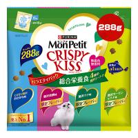 ピュリナ モンプチ クリスピーキッス バラエティパック 総合栄養食 ４種の贅沢シーフード 288g[6g×48袋] ネスレ日本 ▼a ペット フード 猫 キャット | RunPet ランペット 2号館