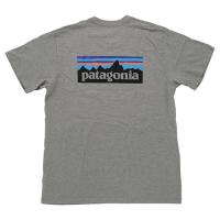 Patagonia パタゴニア Tシャツ 半袖 アウトドア P-6 Logo Responsibili Tee 39174 リサイクルコットン  売れ筋pat0102