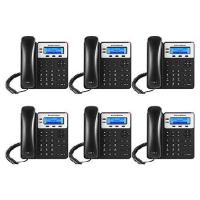 Grandstream GXP1620, 2 SIP acct., SMB IP Phone 3-way, Multi-language Bundle of 6 by Grandstream | Rean STORE