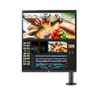 LG 28MQ780-B 28 Inch SDQHD (2560 x 2880) Nano IPS DualUp Monitor with Ergo Stand, DCI-P3 98% (Typ.) HDR10, USB Type-C (90W PD) - Black | Rean STORE