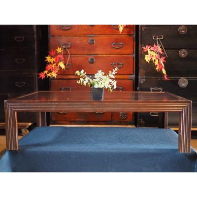 座卓　文机　骨董　古い家具 和骨董WA-COTTOO Jスタイル 文机FUZUKUE 欅(ケヤキ) 寺子屋