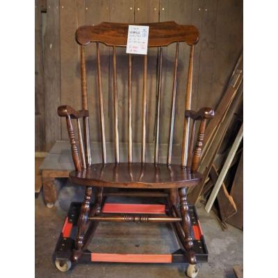 ヴィンテージロッキングチェア 昭和後期 古録展 送料別 サLイズ 中古