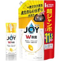 まとめ買い ジョイ W除菌 食器用洗剤 贅沢シトラスレモン 逆さボトル 290mL + 詰め替え 超特大ジャンボ 1490mL | Shop・レイディエイト