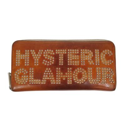 HYSTERIC GLAMOUR 二つ折り財布 ブラウン HYSTERIC GLAMOUR 二つ折り 財布 ブラウン