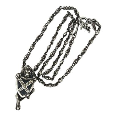 美品 ジャスティンデイビス リーガル ライオン シルバー ネックレス ストーン REGAL LION PENDANT/Justin Davis（ジャスティンデイビス