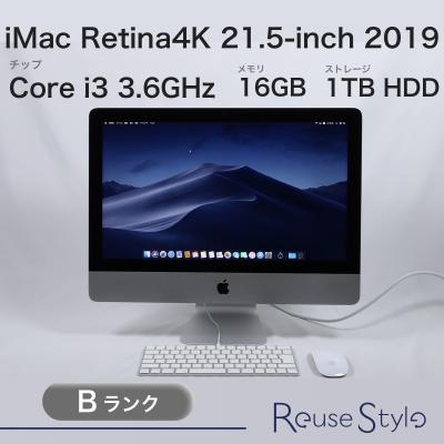 iMac Retina4K 21.5インチ 2019 Bランク カラー：シルバー ストレージ 