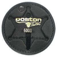 ボストンレザー ラウンドバッジホルダー 星型 75mm 600-6001 BOSTON | ポリスバッジケース 警察バッジケース | ミリタリーショップ レプズギア