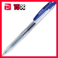 TANOSEE ノック式ゲルインクボールペン バインダークリップ 0.5mm 青 1本 ×80セット | りぼるばー67 Yahoo!店