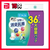 日本製紙クレシア 肌ケア アクティうす型パンツ 消臭抗菌プラス M-L 1セット(72枚：36枚×2パック) | りぼるばー67 Yahoo!店