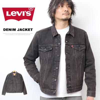 Levi's メンズGジャン、デニムジャケット(色:ブラック系)の Levi's メンズGジャン、デニムジャケット(色:ブラック系)の