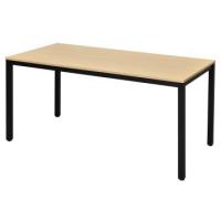 Dシリーズ ミーティングテーブル W1500×D750 天板ホワイト/ナチュラル 