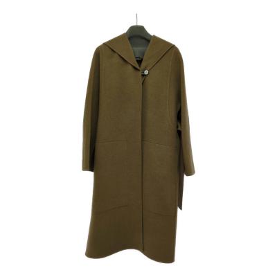 HERMES エルメス MANTEAU ESPRIT PEIGNOIR・カシミア フード ラップ  