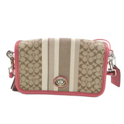 COACH（コーチ） (限定値下げ) シグネチャーストライプ・ショルダー