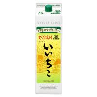 パック いいちこ 25度 1800ml 箱なし 焼酎 麦 本格焼酎 1.8L | リカオー ヤフー店