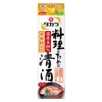 大容量 タカラ 料理のための清酒 1800ml 箱なし パック 清酒 料理酒 食塩無添加 宝酒造 | リカオー ヤフー店