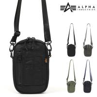 アルファインダストリーズ スマホショルダー メンズ 66020 ALPHA INDUSTRIES ショルダーバッグ スマホポーチ ミニポシェット ショルダーポーチ 斜め掛け | リチャードYahoo!店