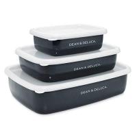 ディーンアンドデルーカ Dean Deluca 食器 耐熱容器 ホーローコンテナーs チャコールグレー Deandeluca 048 バッグ 財布のプルミエール 通販 Yahoo ショッピング