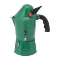 ビアレッティ エスプレッソメーカー 直火式 モカアルピナ 3カップ用 コーヒー マキネッタ グリーン 0002762 | RICOROCO